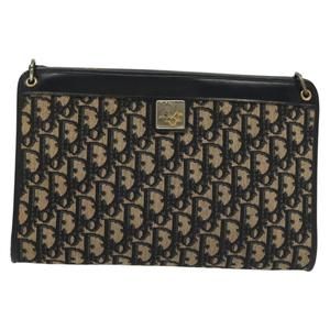 Dior 30 Montaigne Navy Canvas shoulder
